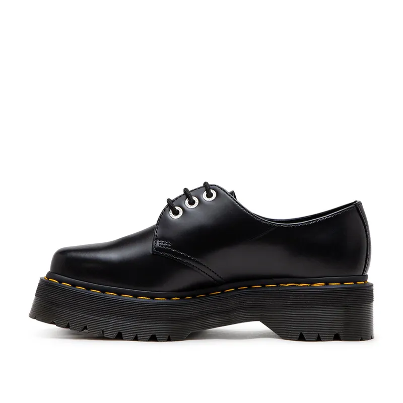Dr. Martens 1461 Quad Squared Toe Leather Shoes (Black)