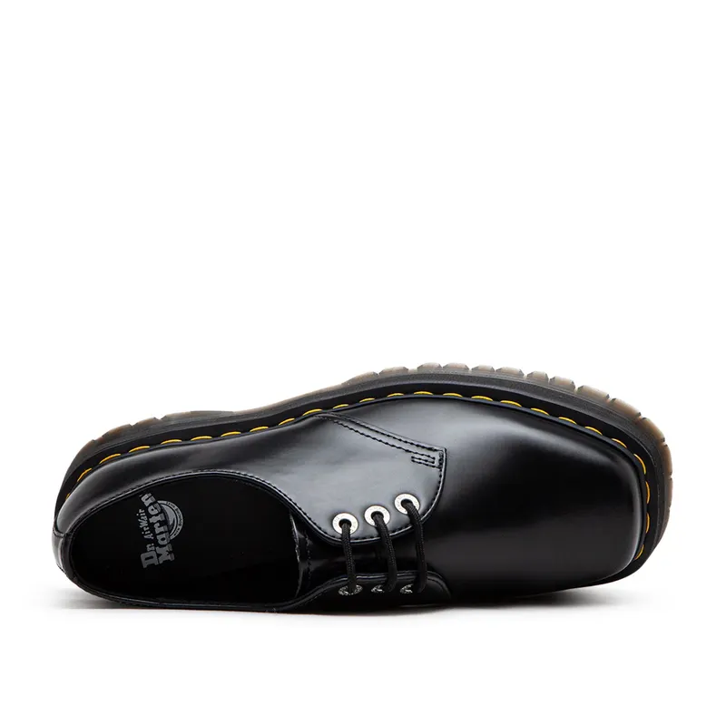 Dr. Martens 1461 Quad Squared Toe Leather Shoes (Black)