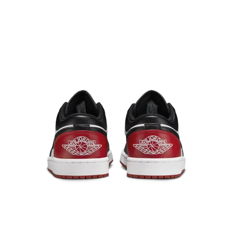 Air Jordan 1 Low White & Black Varsity Red (553558-161)