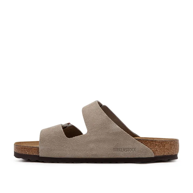 Birkenstock Arizona Soft Footbed Suede (Taupe)