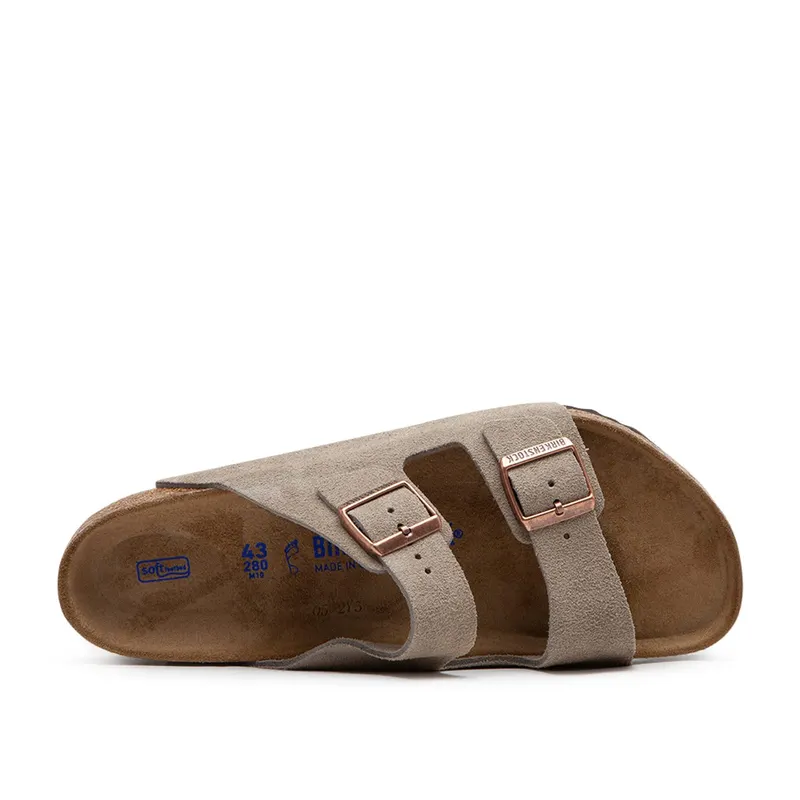 Birkenstock Arizona Soft Footbed Suede (Taupe)