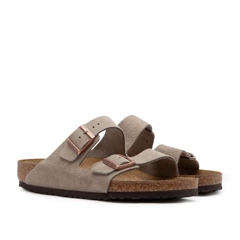 Birkenstock Arizona Soft Footbed Suede (Taupe)