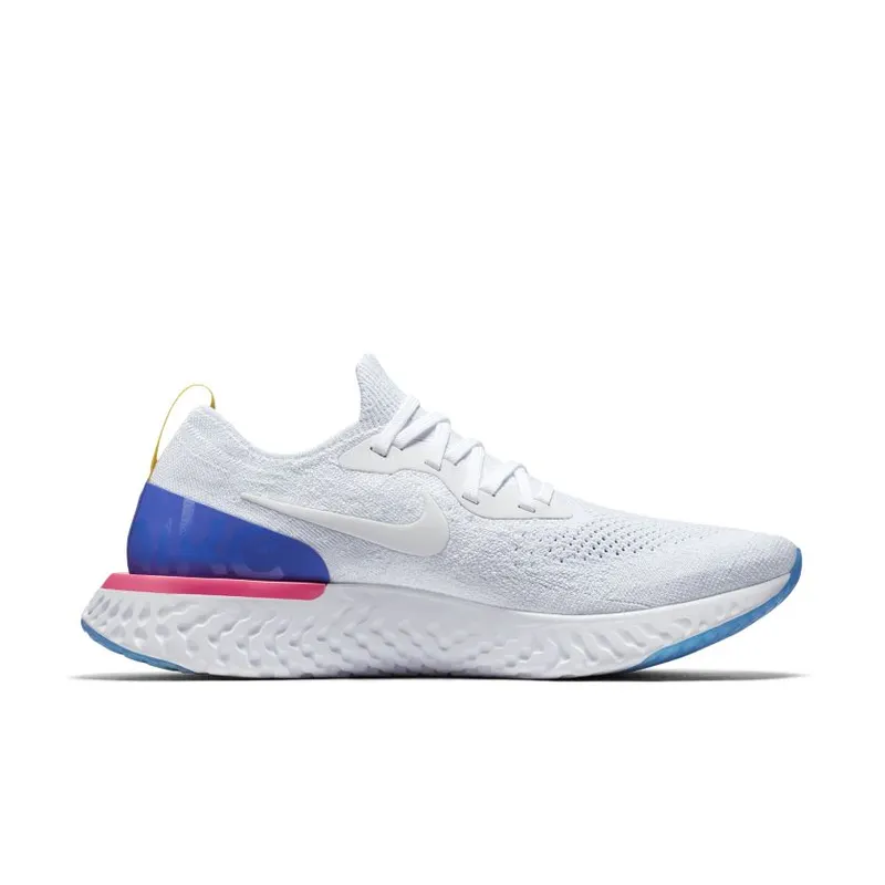 Nike Epic React Flyknit White/Pink Blast (AQ0067-101)