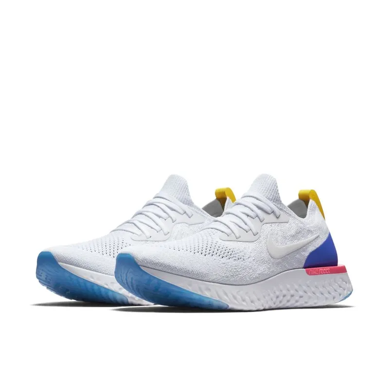 Nike Epic React Flyknit White/Pink Blast (AQ0067-101)