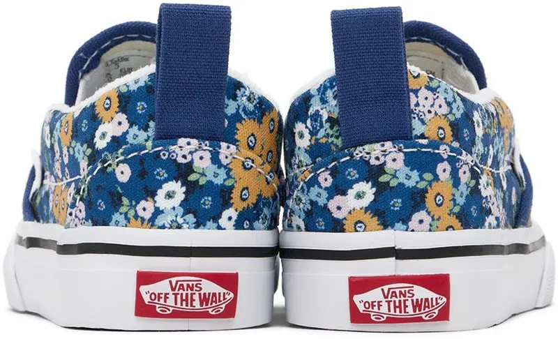 Vans Baby Blue Classic Slip-On V Sneakers (VN000UBSAS21)