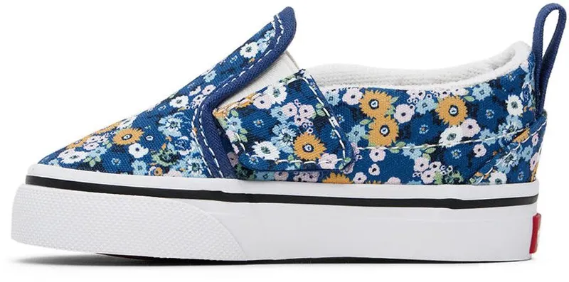 Vans Baby Blue Classic Slip-On V Sneakers (VN000UBSAS21)