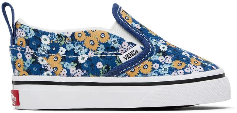 Vans Baby Blue Classic Slip-On V Sneakers (VN000UBSAS21)