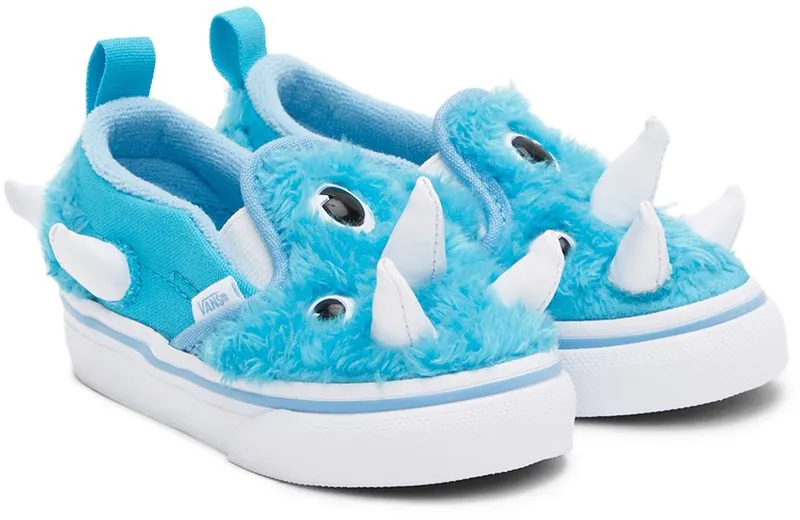 Vans Baby Blue Monster Slip-On V Sneakers (VN0A5KXP4LC1)