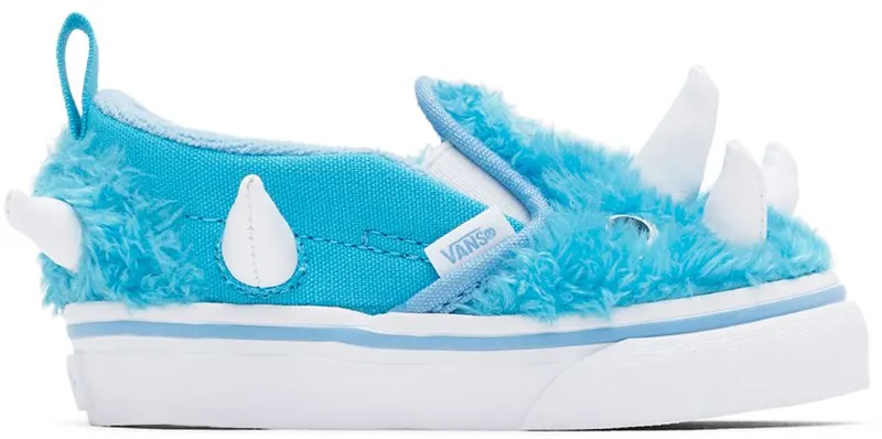 Vans Baby Blue Monster Slip-On V Sneakers (VN0A5KXP4LC1)
