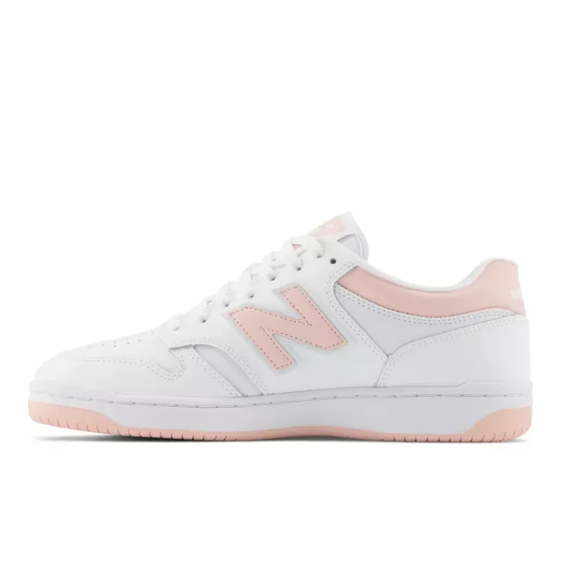New Balance BB480LPH (White / Pink)