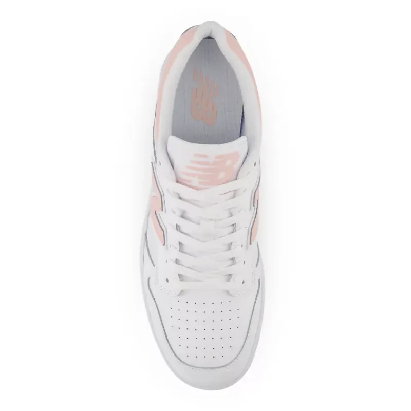 New Balance BB480LPH (White / Pink)