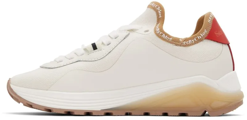 See by Chloé Beige Brett Sneakers (SB38181A 15341)