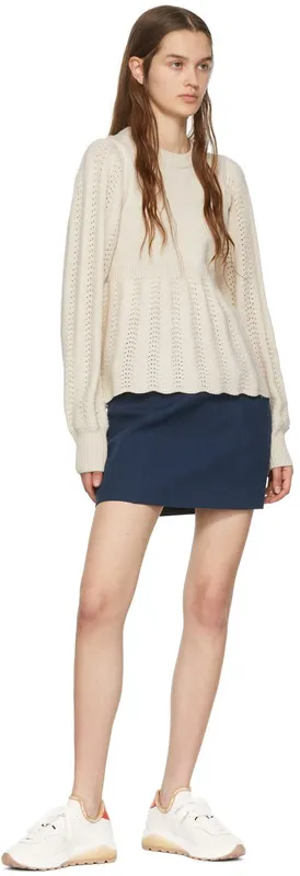See by Chloé Beige Brett Sneakers (SB38181A 15341)