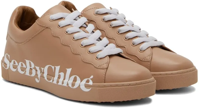 See by Chloé Beige Essie Sneakers (SB33125A 15230)
