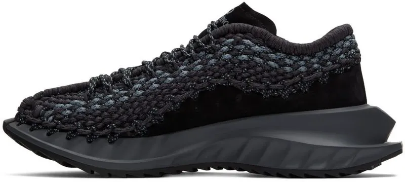 Valentino Garavani Brown Outdoor Crochet Sneakers (XY0S0F87XEG)
