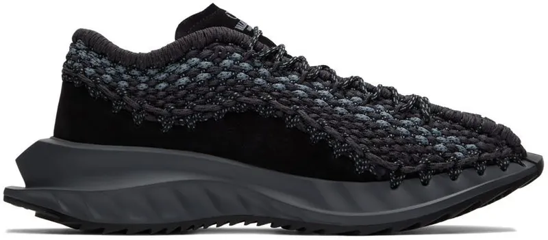Valentino Garavani Brown Outdoor Crochet Sneakers (XY0S0F87XEG)