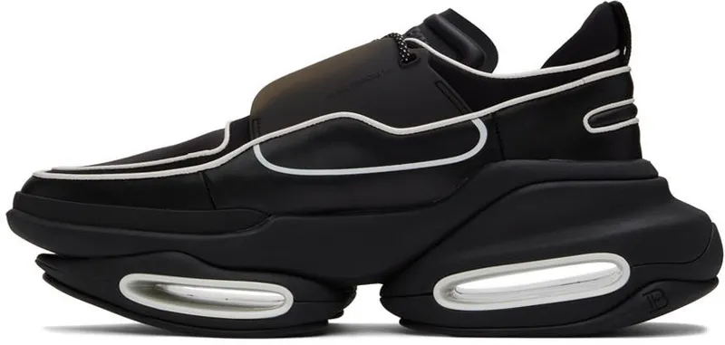 Balmain Black B-Bold Sneakers (XM0VI277TNCF)
