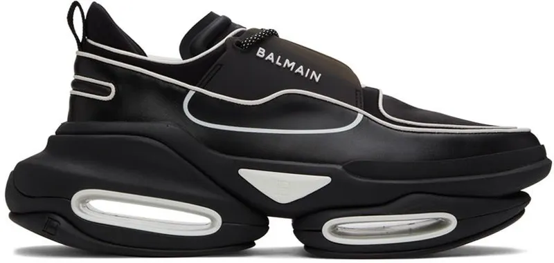 Balmain Black B-Bold Sneakers (XM0VI277TNCF)