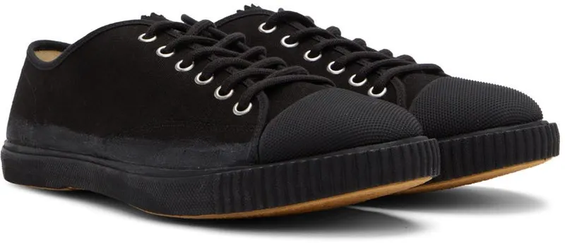 Maison Margiela White Canvas Low-Top Sneakers (S57WS0420 P3378)