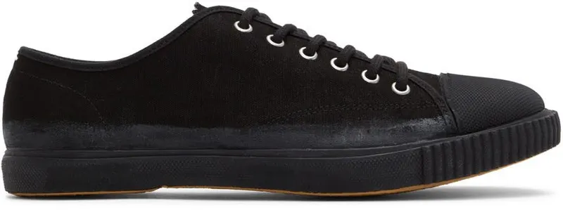 Maison Margiela White Canvas Low-Top Sneakers (S57WS0420 P3378)