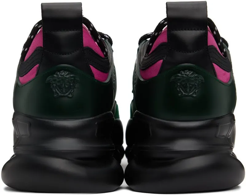 Versace Black Chain Reaction Sneakers (DSU7071E D7CTG)