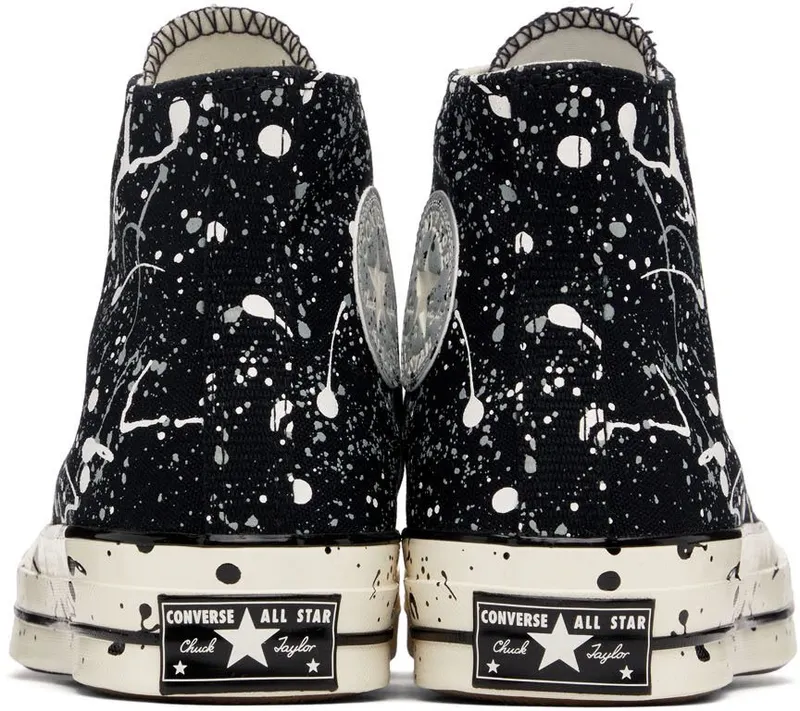 Converse Chuck 70 Archive Paint Splatter Zwart/ash Stone/egret
