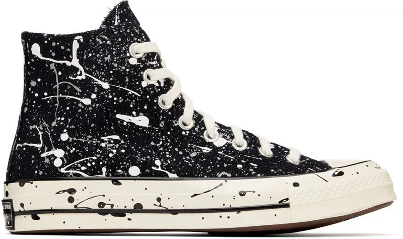 Converse Chuck 70 Archive Paint Splatter Zwart/ash Stone/egret