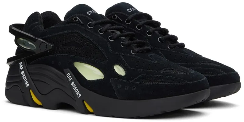 Raf Simons Black Cylon-21 Sneakers (HR740008L)