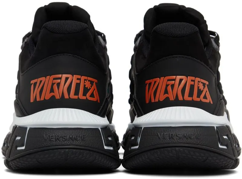 Versace Black Trigreca Sneakers (DSU8094 1A03521)