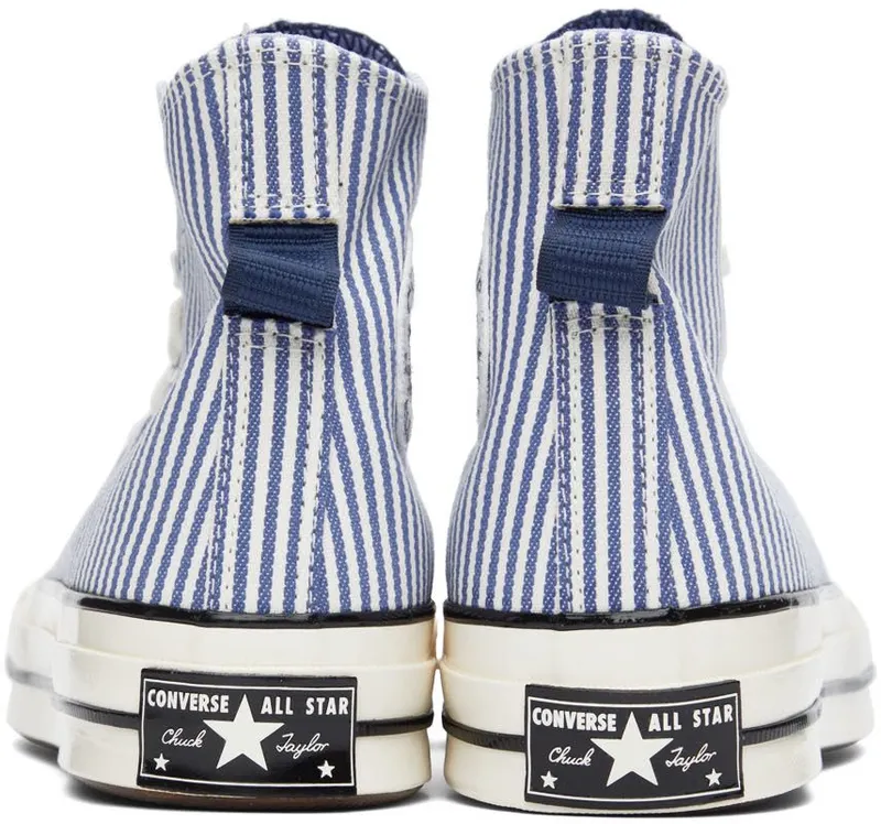 Converse Chuck 70 Crafted Stripe Washed Indigo/egret/zwart
