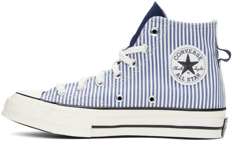 Converse Chuck 70 Crafted Stripe Washed Indigo/egret/zwart