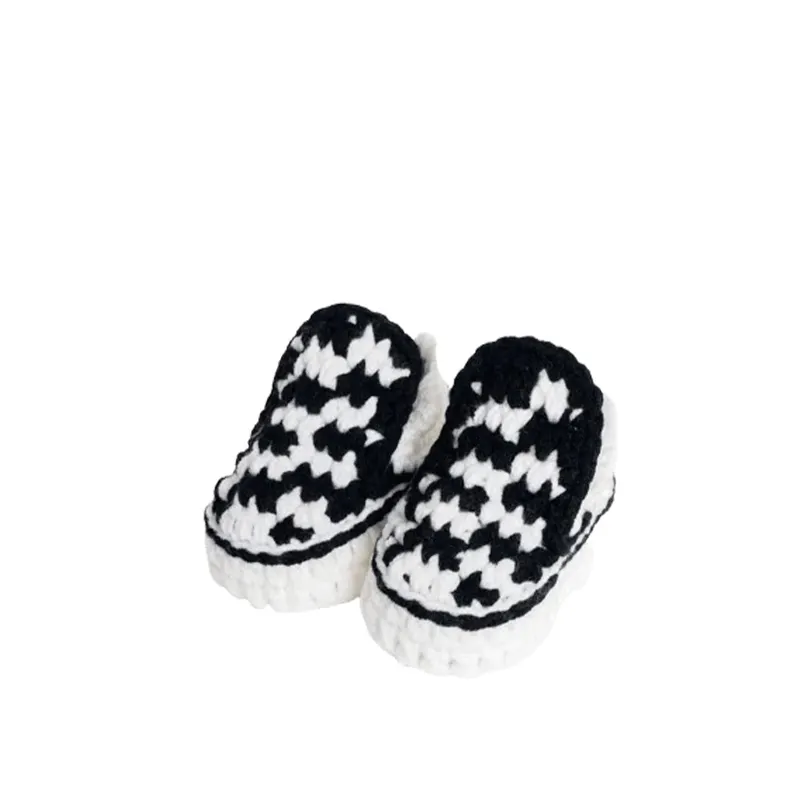 Baby Sneakers Vans Checker (Black / White)