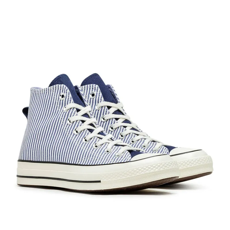 Converse Chuck 70 Hi ‘Crafted Stripe’ (Blue / White)