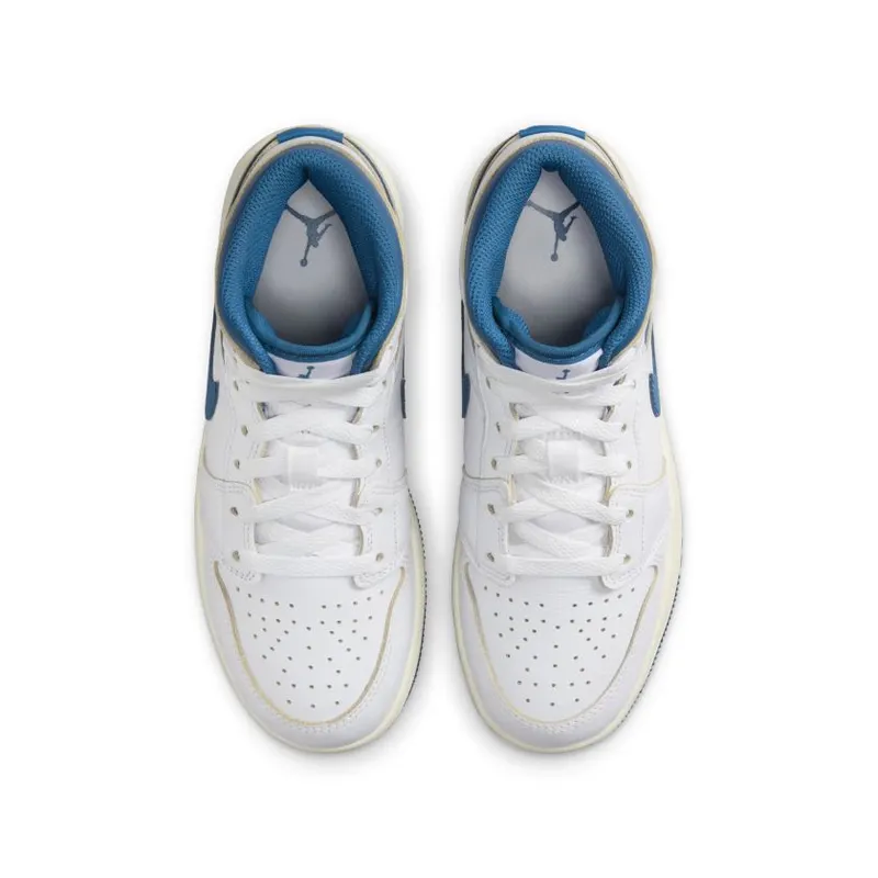 Air Jordan 1 Mid GS ‘Industrial Blue’ (FN7432-141)