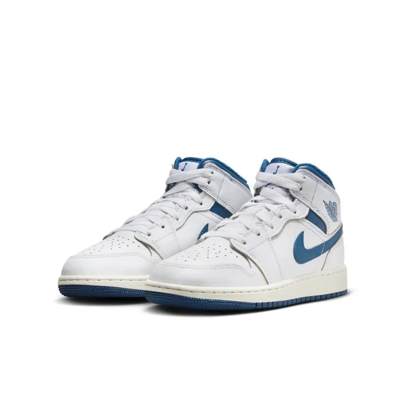 Air Jordan 1 Mid GS ‘Industrial Blue’ (FN7432-141)
