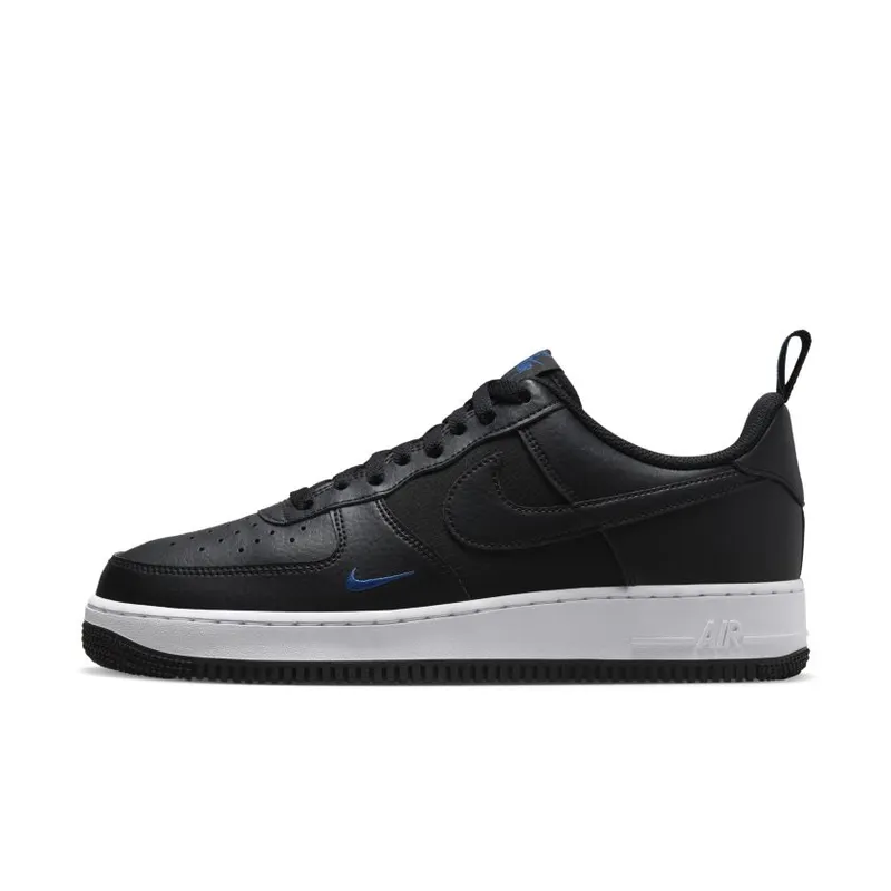 Nike Air Force 1 07 Black Court Blue (FZ4625-001)