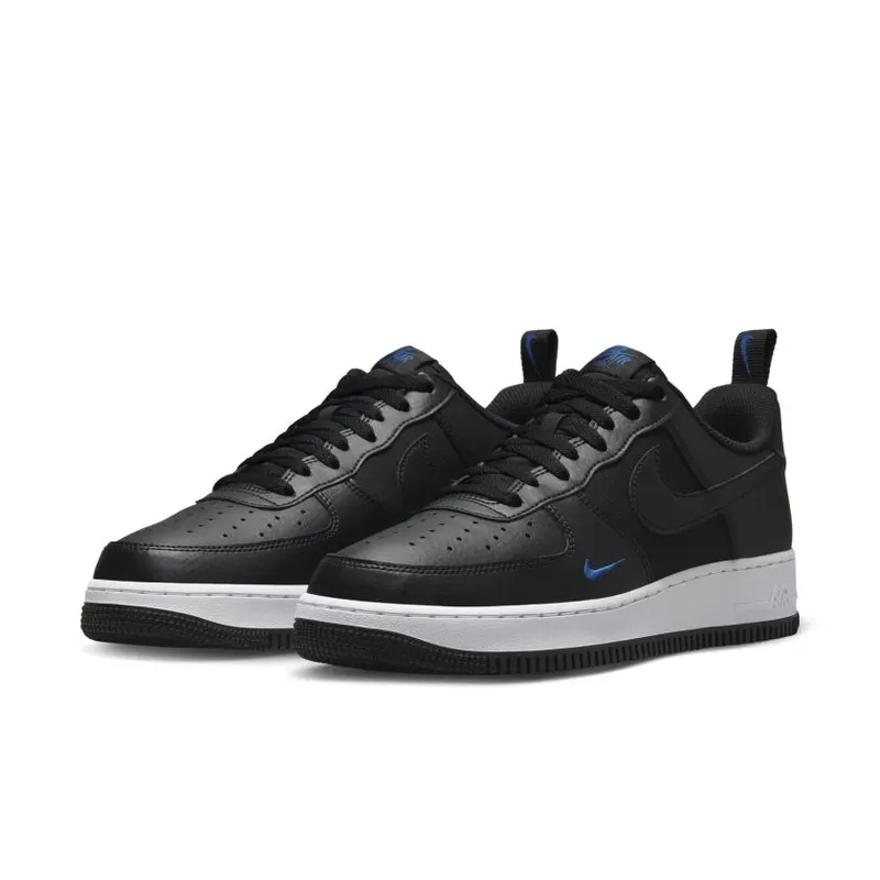 Nike Air Force 1 07 Black Court Blue (FZ4625-001)