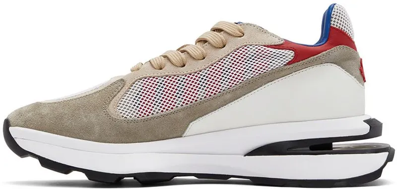 Dsquared2 Gray & Red Slash Sneakers (SNM0240_36705148_M1476)
