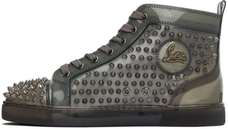 Christian Louboutin Gray Louix Ray Sneakers (1220864)