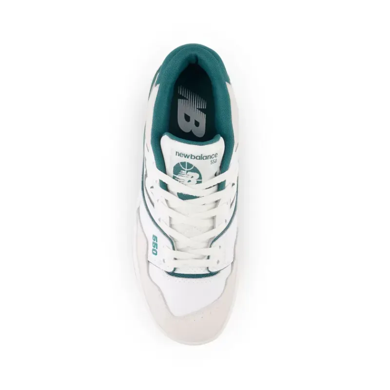 New Balance 550 GS White Vintage Teal (GSB550TA)