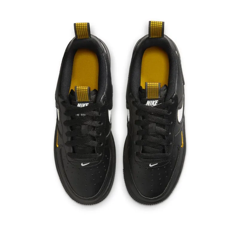 Nike Air Force 1 LV8 GS Mini Swoosh Black (HF0095-001)