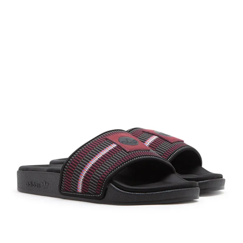 Adidas Adilette Patchwork (Black / Purple)