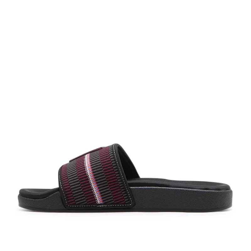 Adidas Adilette Patchwork (Black / Purple)