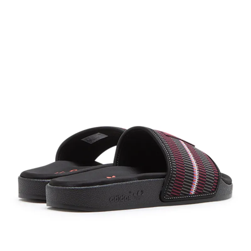 Adidas Adilette Patchwork (Black / Purple)