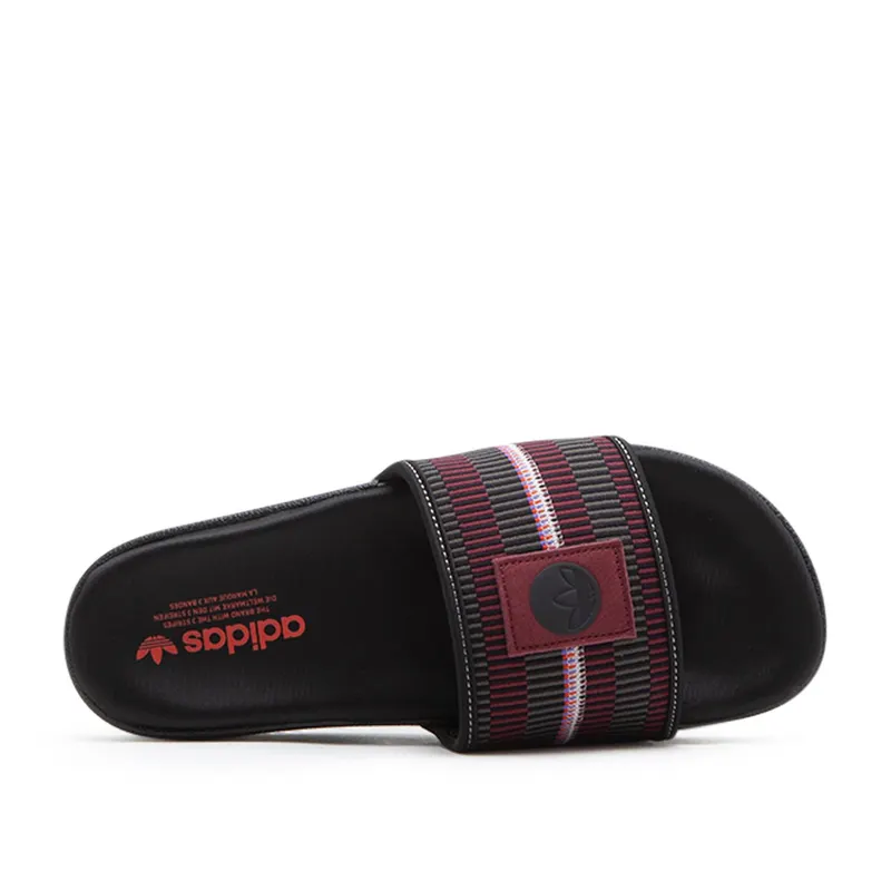 Adidas Adilette Patchwork (Black / Purple)