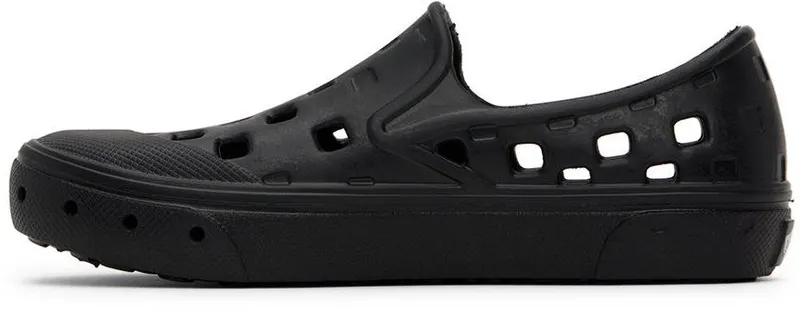 Vans Kids Black Slip-On TRK Little Kids Sneakers (VN0A4UVIBLK1)