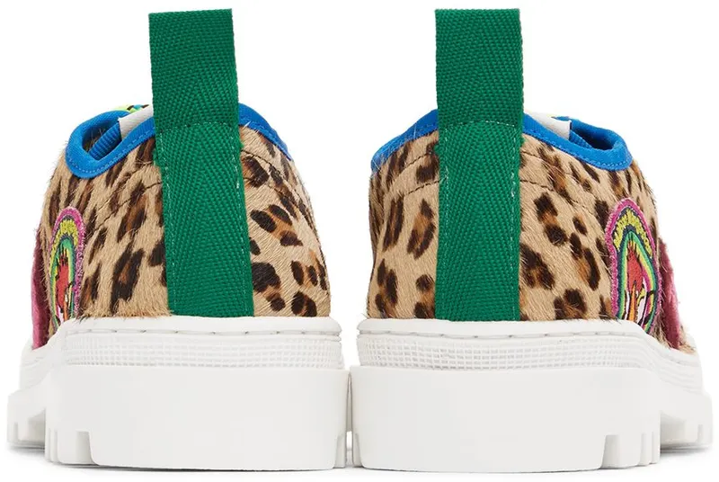 Maison Mangostan Kids Brown Gungo Sneakers (PROOO464/PROOO4665)