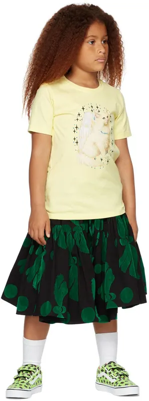 Vans Kids Green Sarah Andelman Edition Old Skool V Little Kids Sneakers (VN0A4BUV448)
