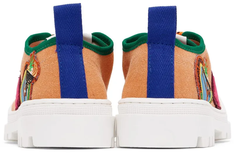 Maison Mangostan Kids Orange Gungo Sneakers (PROOO4666/PROOO467)