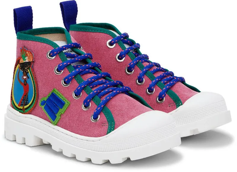 Maison Mangostan Kids Pink Gungo Sneakers (PROOO460/PROOO461)